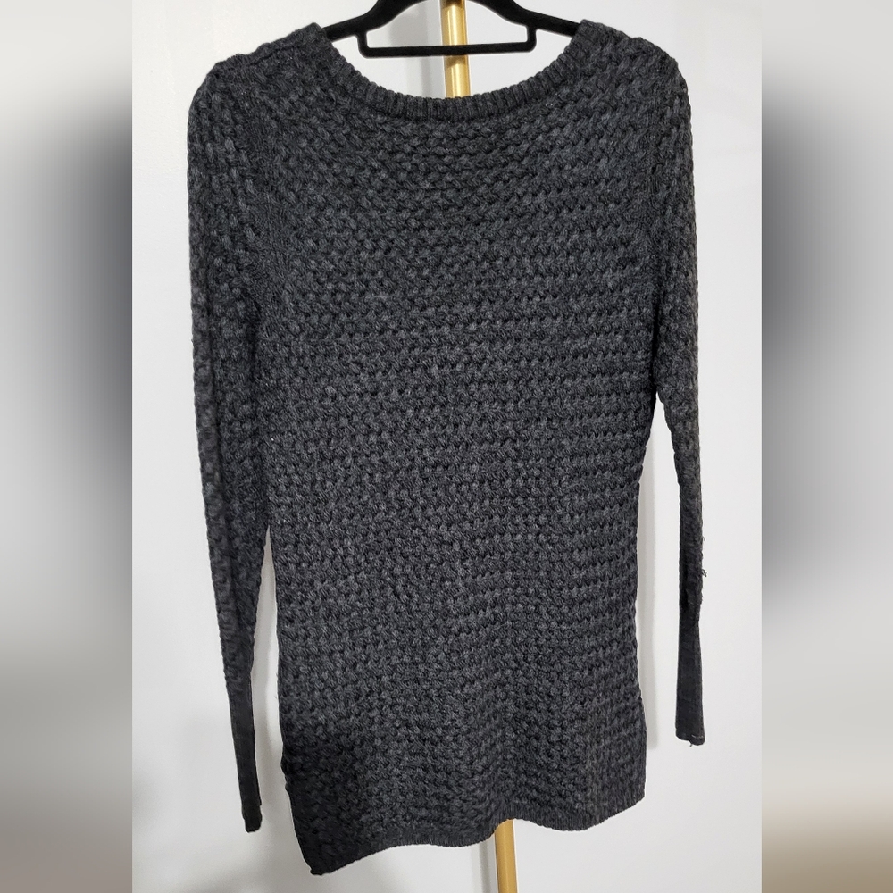 Euc Athleta Medium Polyester/Wool Blend Knit Swea… - image 6